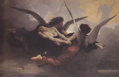 Adolphe William Bouguereau A Soul Brought to Heaven (mk26) oil painting picture